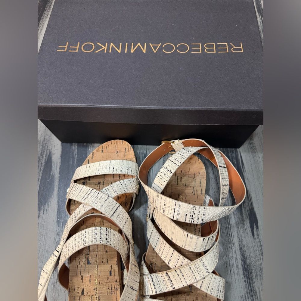 Rebecca Minkoff Women’s Tristen Strappy Wrap Sandals Women’s Size 9 - Picture 12 of 15